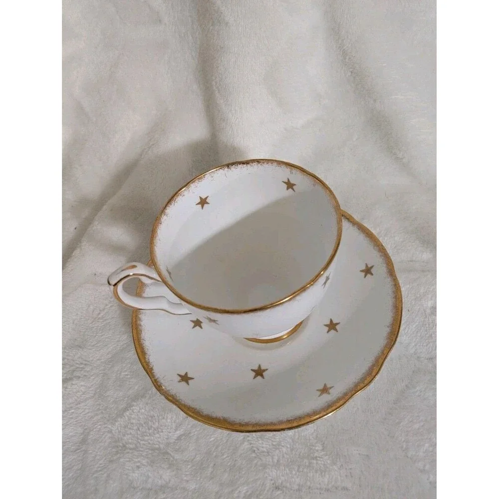 Vtg Royal Stafford Masonic Eastern Star Tea Cup & Saucer